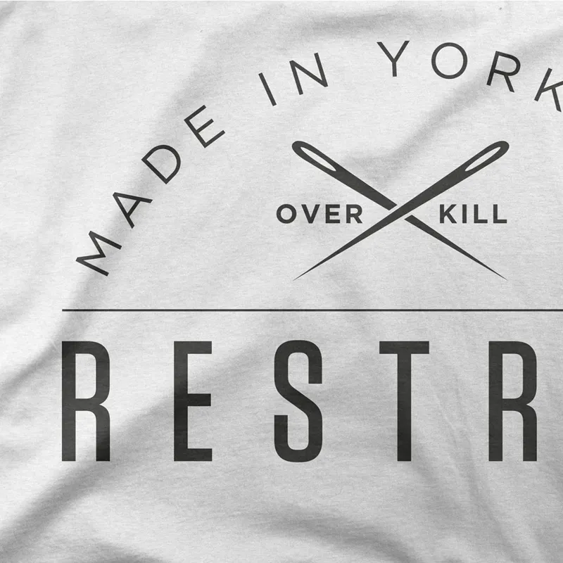 Restrap Logo T-Shirt - White or Navy Blue-2